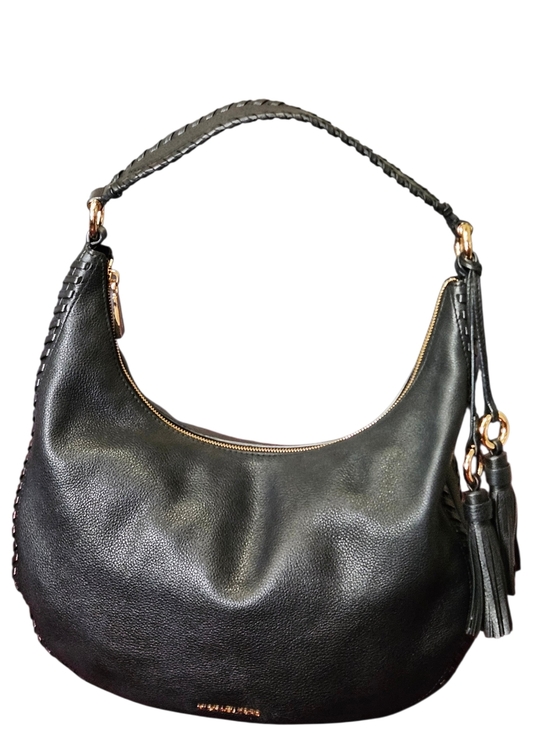 Michael Kors Handbags - Michael Kors Lauryn Large Hobo Shoulder Bag - Black Leather ~ EUC